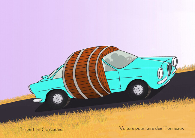 une voiture pour faire des tonneaux