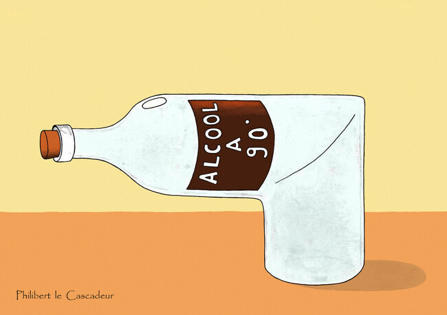 Alcool &agrave; 90&deg;