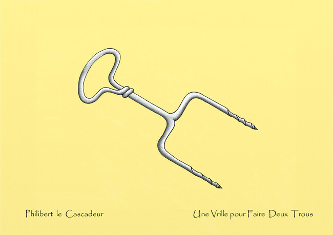 une vrille pour faire deux trous