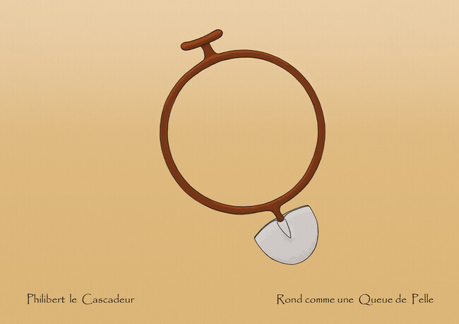 rond comme une queue de pelle